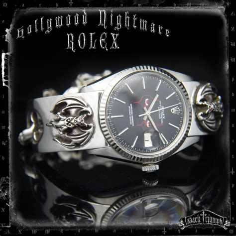 Alice Cooper Hollywood Vampires Custom Rolex Watch 